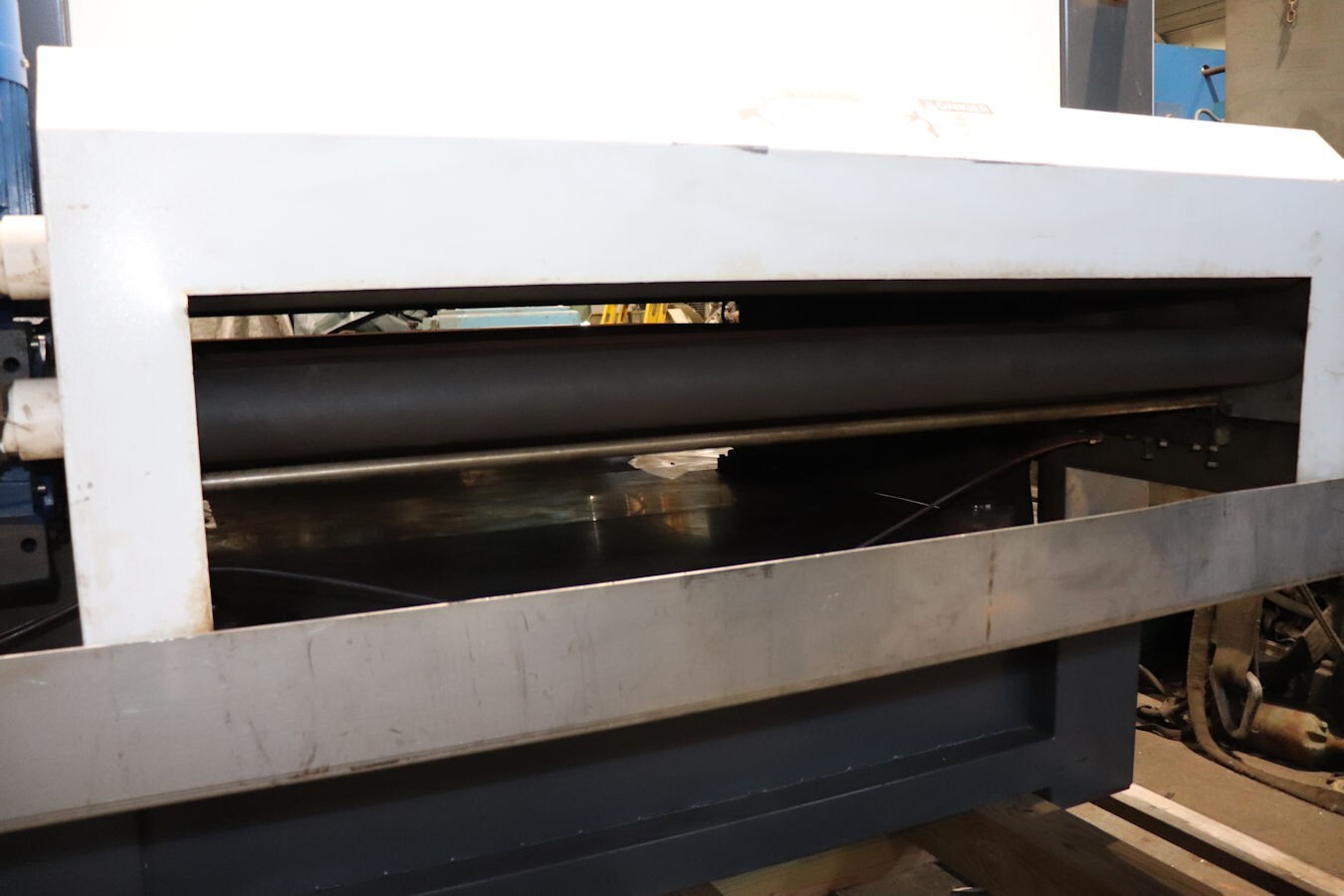 50" Timesavers Puma #3111-25-0, Single Head Wet Belt Sander, 30 HP, 460V., squeegee rollers & dry blower - Image 10