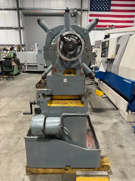 39"/48" x 120" Geminis Republic-Lagun #GE-1000, hollow spindle engine lathe, 35" 4-jaw chucks, 20.25"bore - Image 7