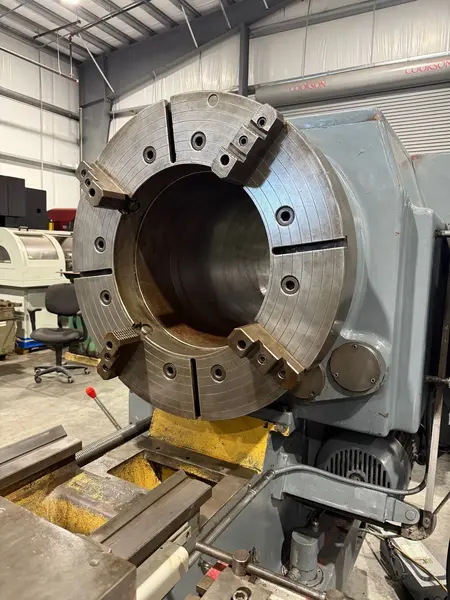 39"/48" x 120" Geminis Republic-Lagun #GE-1000, hollow spindle engine lathe, 35" 4-jaw chucks, 20.25"bore - Image 10