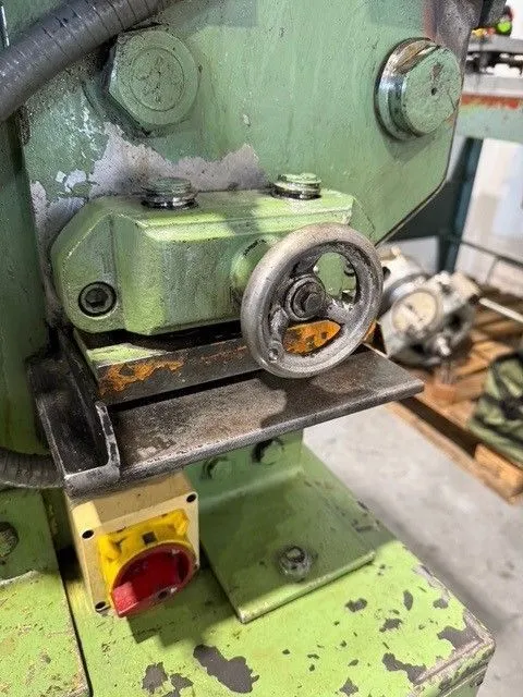 3" x 3" x 3/8" Peddinghaus #Peddiworker-50, hydraulic ironworker, 50 ton - Image 9