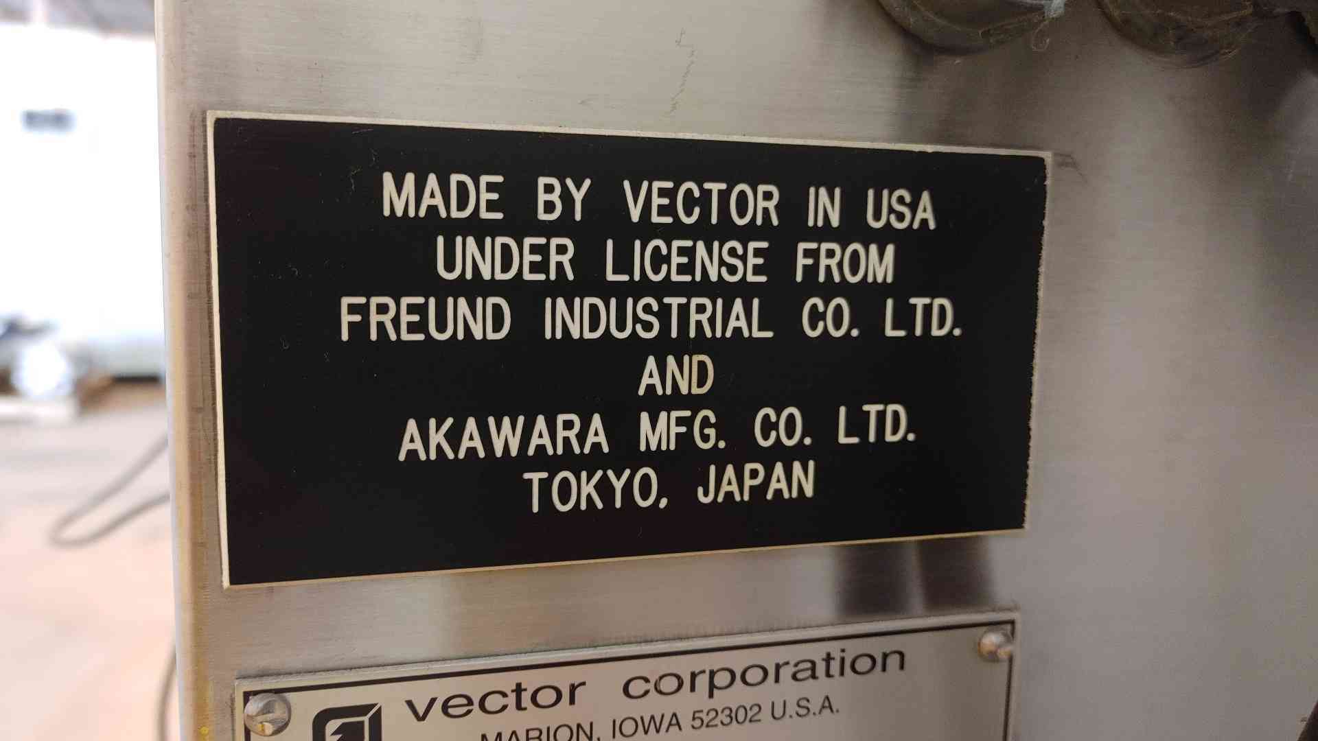Vector Corporation #FL-M-I, Fluid Bed, 230 V., 60Hz, 3 Ph, 2002 - Image 10