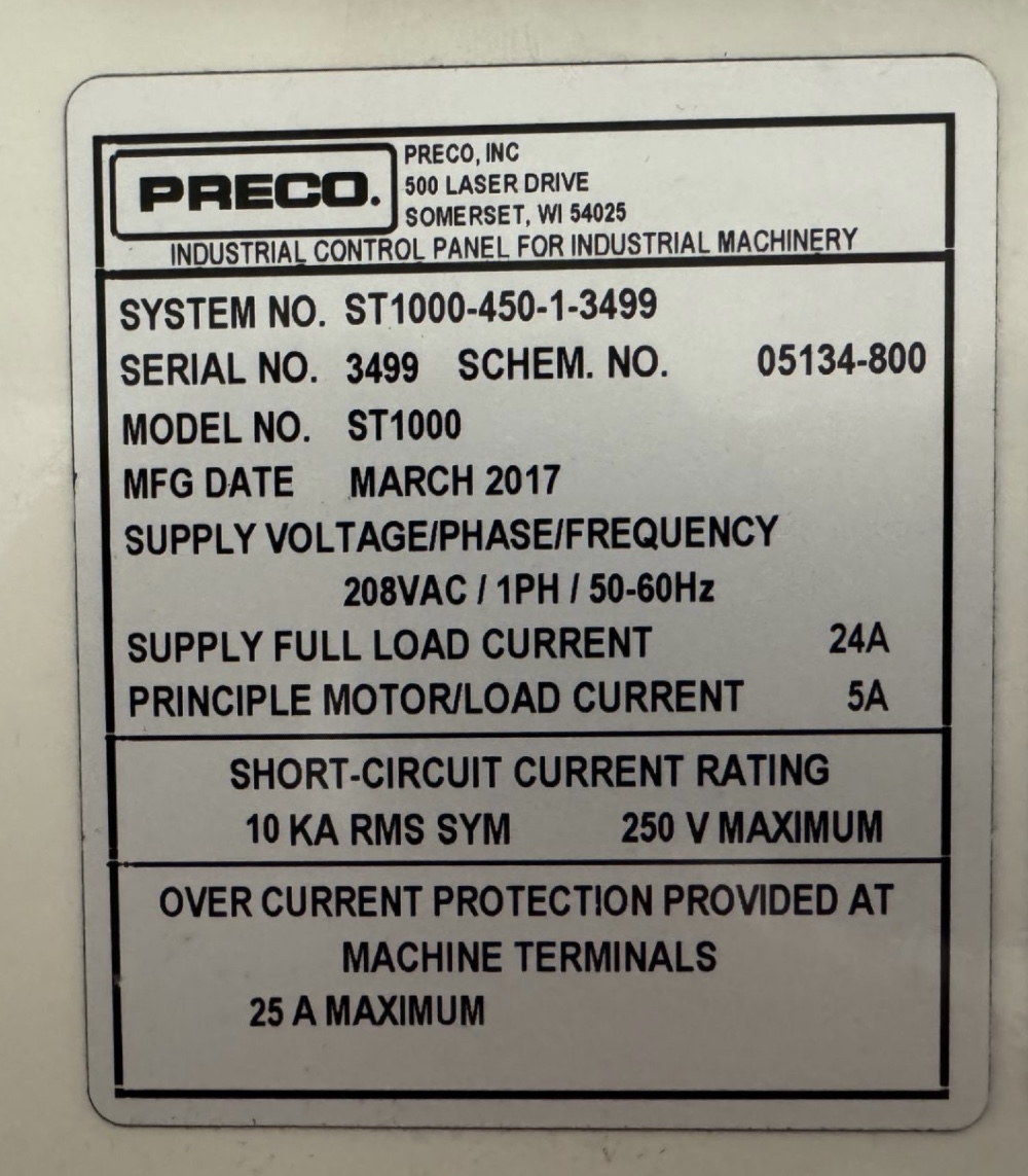Preco #ST1000, Multi Axis Laser Mini Flex Pro Laser, X-Y 12" x 24", 2012 & 2018, Stock 16359 & 16360 - Image 4