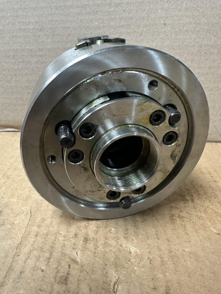 5" Samchully #HS-05, high speed 3-jaw hydraulic power chuck - Image 5
