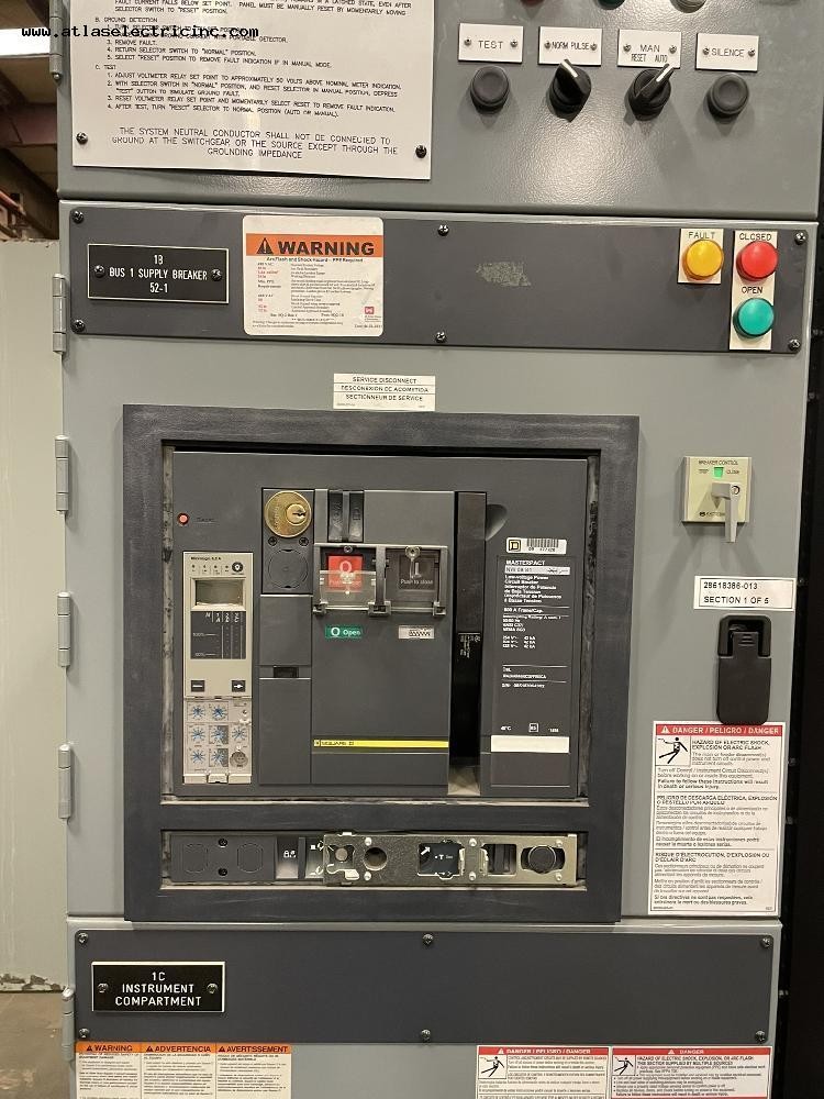 1600 Amps, Square D #Powerzone 4 LV Switchgear 480 Volts 3P3W - Image 8