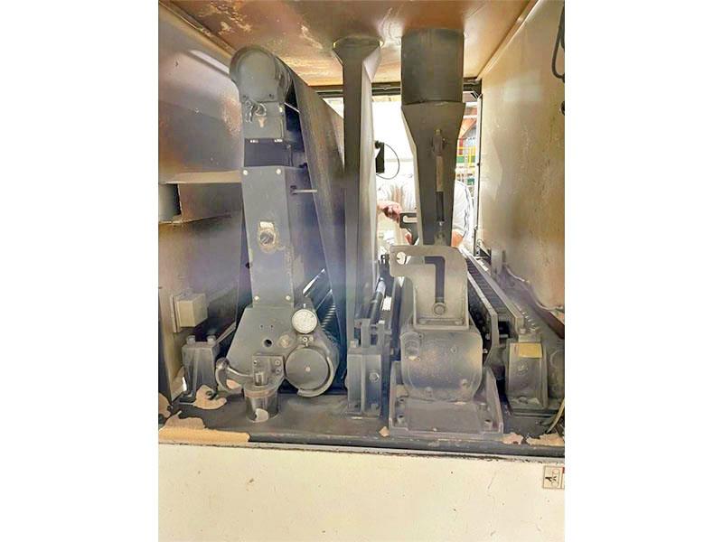 36" Timesavers #2321-23-21, 2 head knife planer, 5.5" diameter contact roll, 20-45 FPM, 38" passline - Image 2