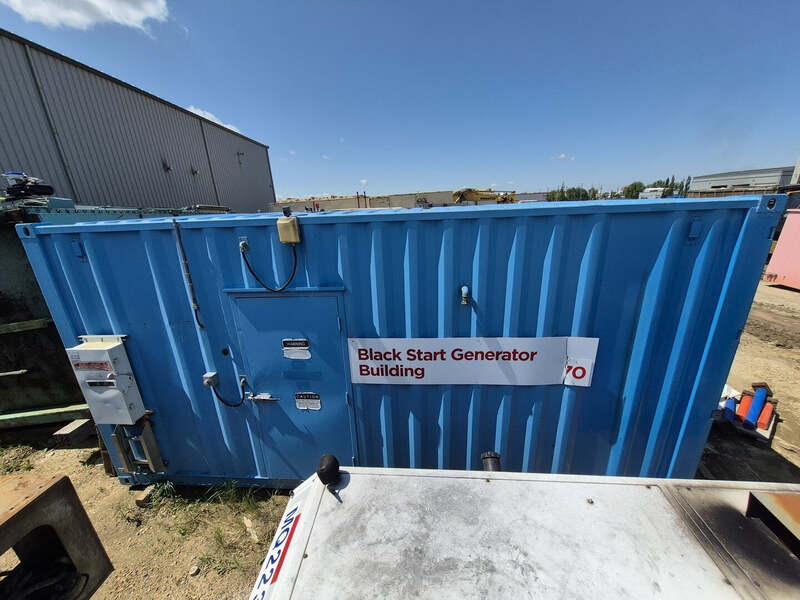 230 KW Caterpillar #3306, standby diesel geneset in container, 288 KVA, 600 Volts - Image 1