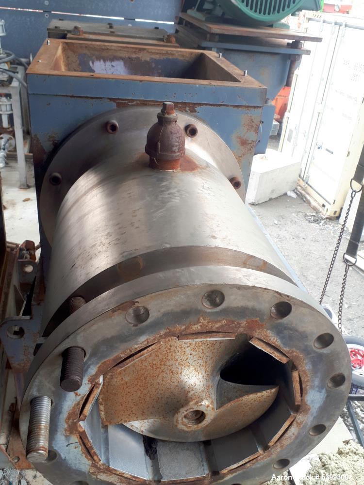 12" Bonnot Company Screw Extruder, 40 HP, 47" L, Jacketed Grooved Barrel, 18" x 18" infeed, 41-1/2" - Image 5