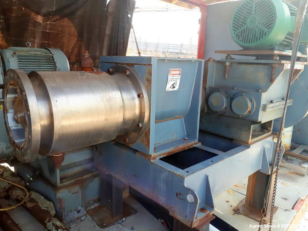 12" Bonnot Company Screw Extruder, 40 HP, 47" L, Jacketed Grooved Barrel, 18" x 18" infeed, 41-1/2" - Image 7
