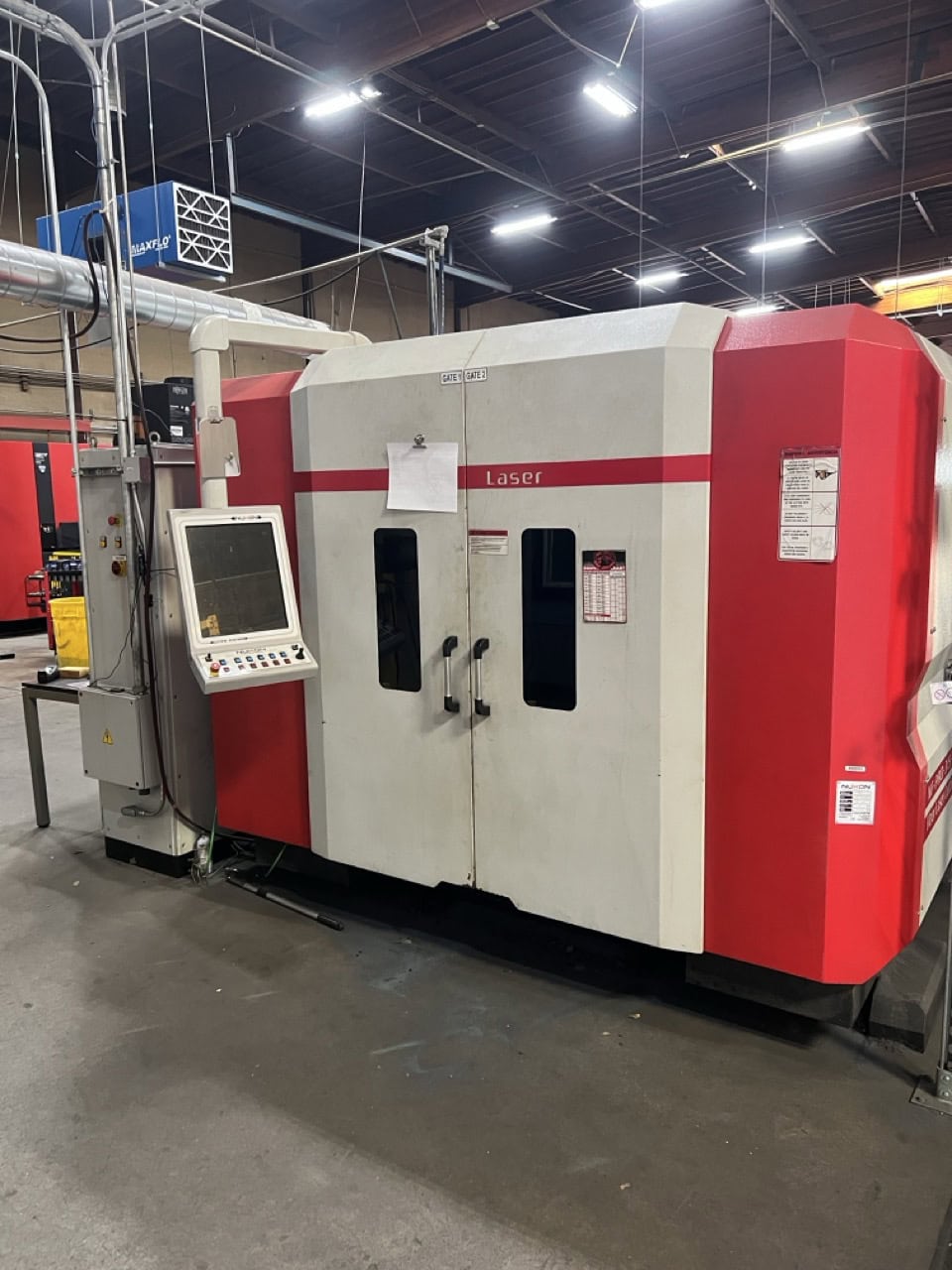Nukon #NF-Pro-315, Fiber Laser, 4000 Watts, 60" x 120" x 35.5" H Table, 5.9" Z Travel, 2000 kg Load capacity - Image 1