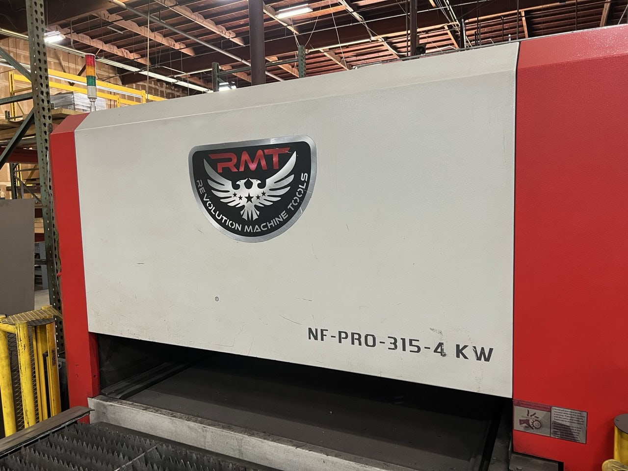 Nukon #NF-Pro-315, Fiber Laser, 4000 Watts, 60" x 120" x 35.5" H Table, 5.9" Z Travel, 2000 kg Load capacity - Image 4
