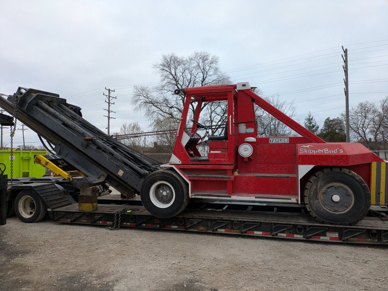 20000 lb. Taylor, Boat Lift, 20' Forks, 48" -360" Lift height, 96" Load Center, 8 mph, 2545 hours, 1900 - Image 2