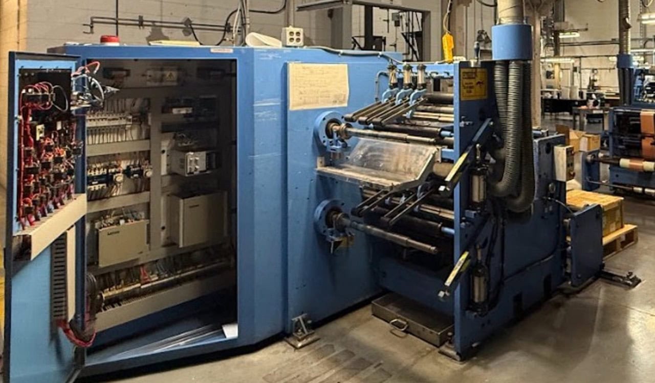 Dusenbery, Rotary Shear Slitter, 60 m/min Web Speed, 500 mm Web width, 3" Unwind Shaft diameter, 5700 hours - Image 4
