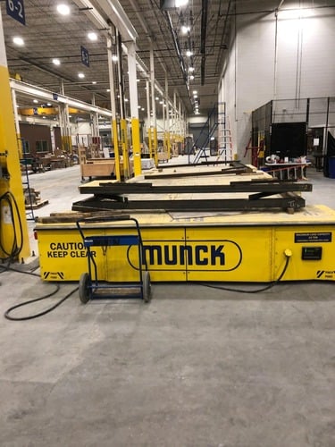Transfer Cart, Munck, 15 Ton capacity, 35' x 13.5' Table, 230 V, 2020 - Image 6