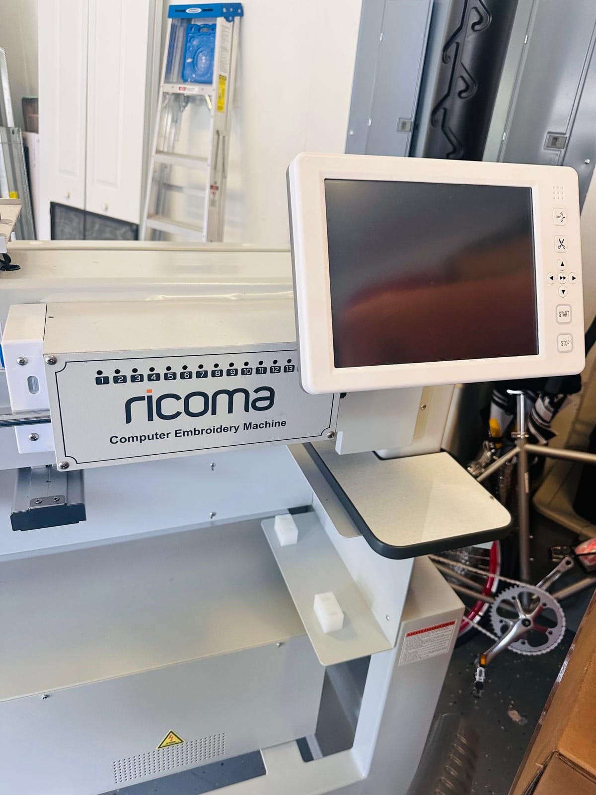 Ricoma #ST10-E370-10-T1, Embroidery Machine, 6-Head, 15 Needles per Head, 1000 SPM, 19.7" x 17.7" Embroidery - Image 6