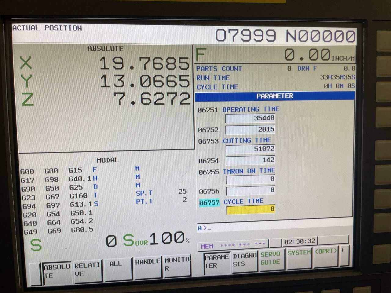 Hyundai Wia #F400, Vertical Machining Center, 31.5" X, 18.1" Y, 20.5" Z, 39.4" x 18.1" Table, 20 HP, 12000 - Image 5