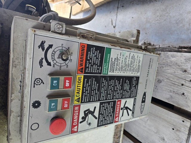 Diehl #SL-60II, straight line rip saw, 230/460 V. - Image 4