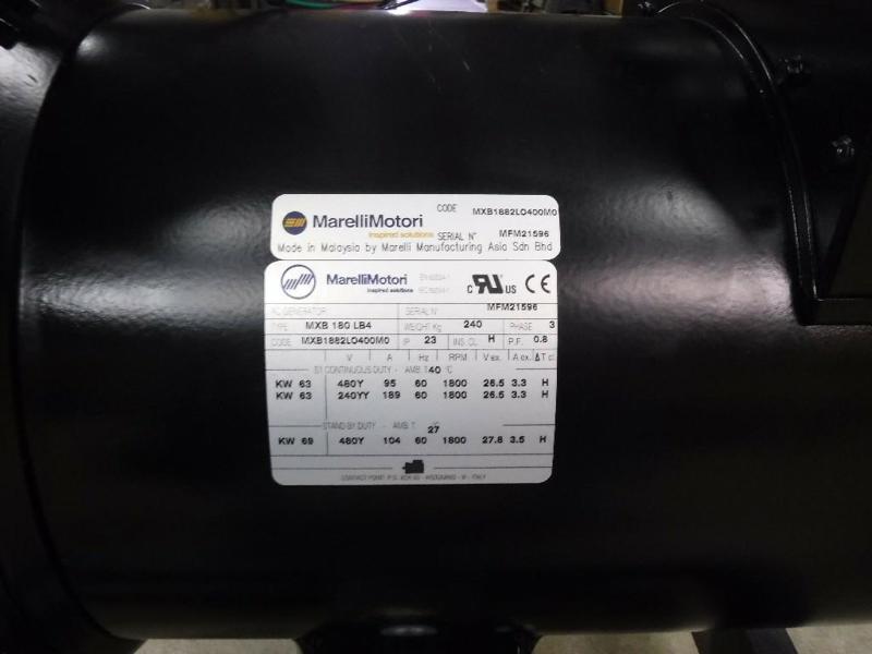 60 KW Perkins #1104, Generator set, DeepSea AS702 ctrl, open frame, warranty - Image 4