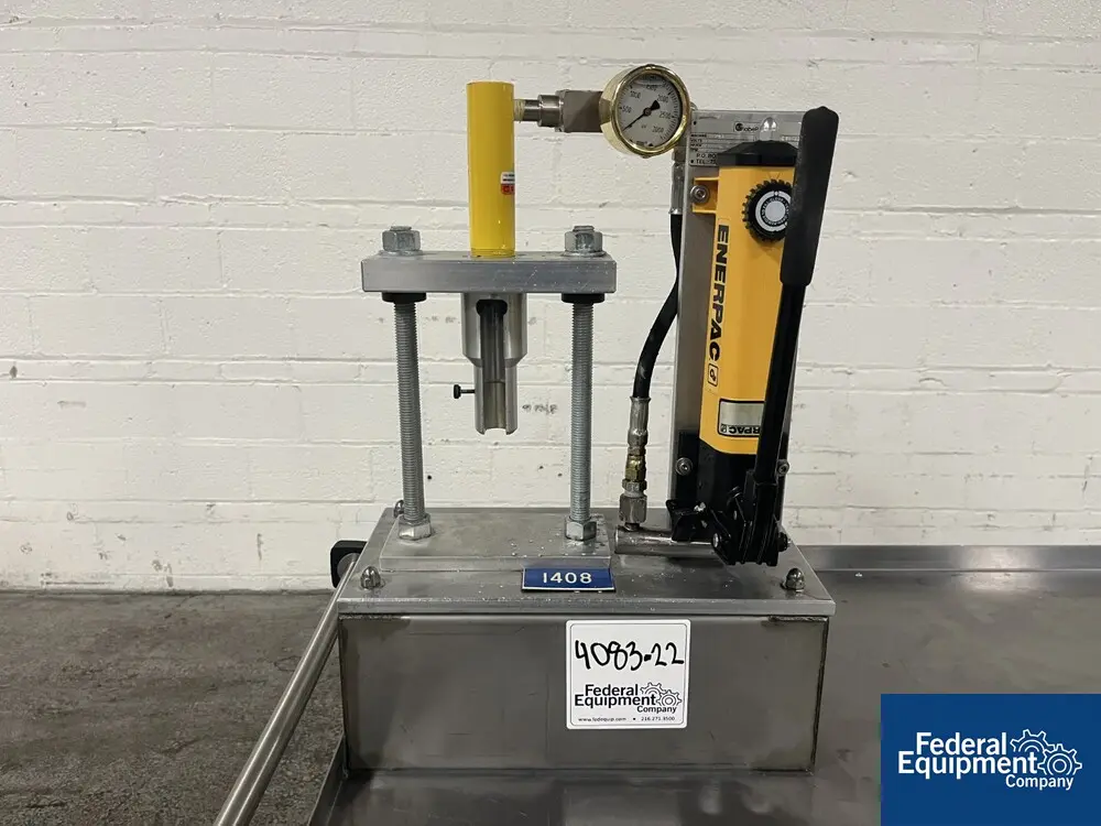 GlobePharma #MTCM-II, Single Station Tablet Press, 3k psi - Image 2
