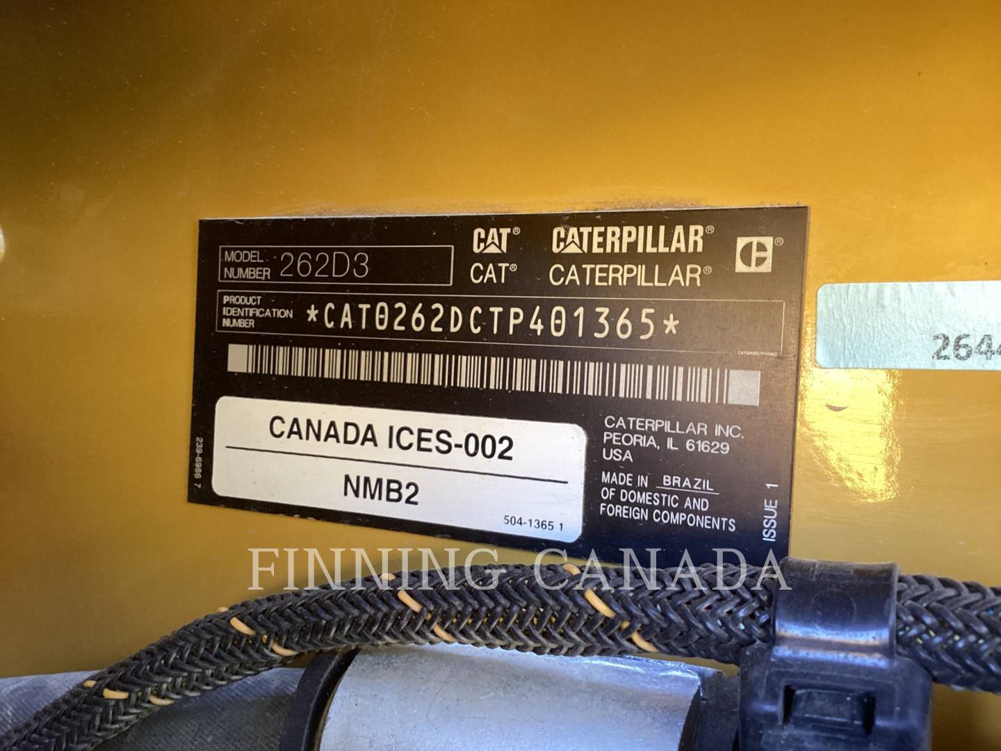 Cat 262D3, Skid Steer Loader, 682 hours, S/N: TP401365, 2023 - Image 6