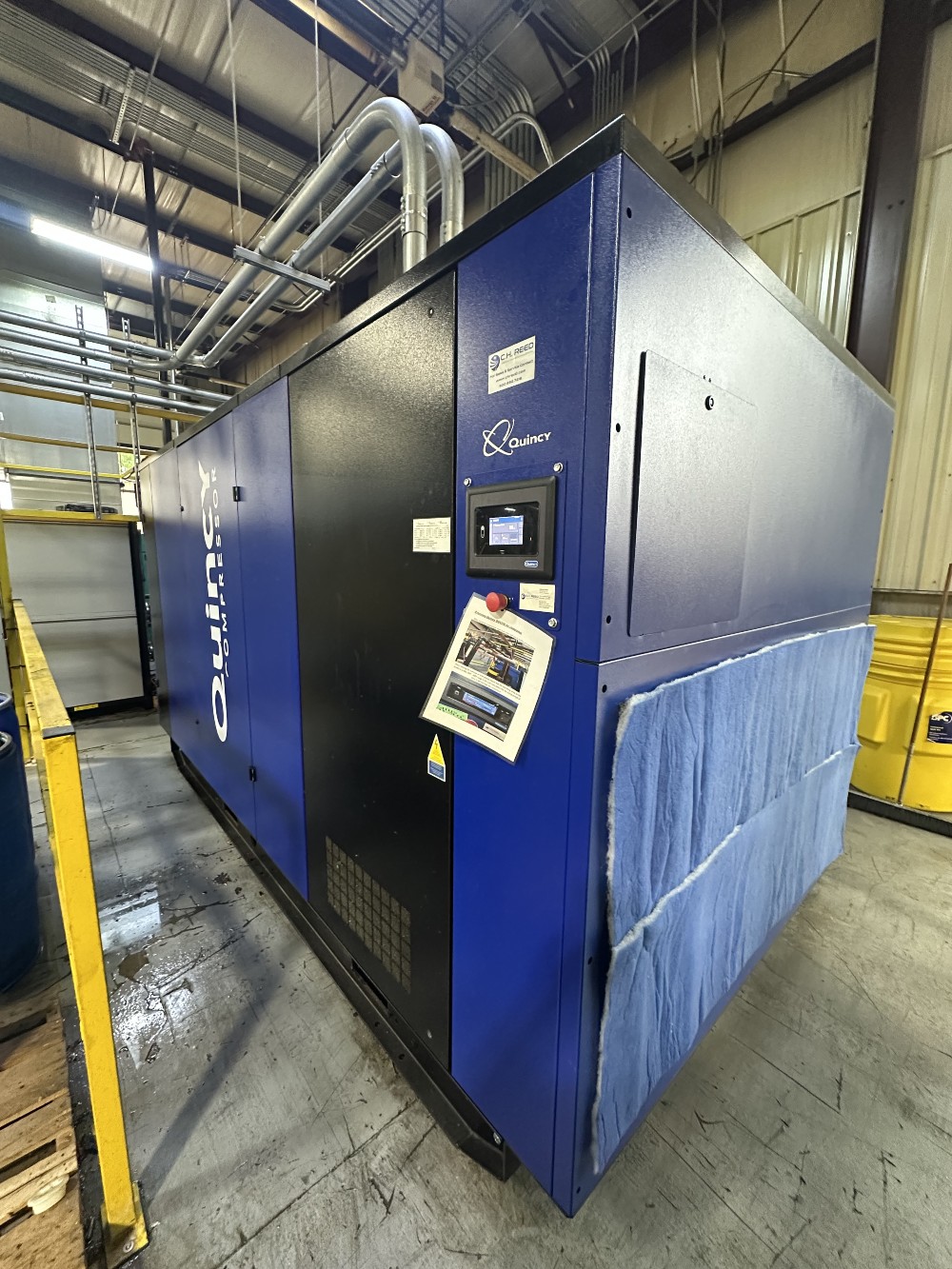 150 psi, Quincy #QGV-250, variable speed drive oil For Sale