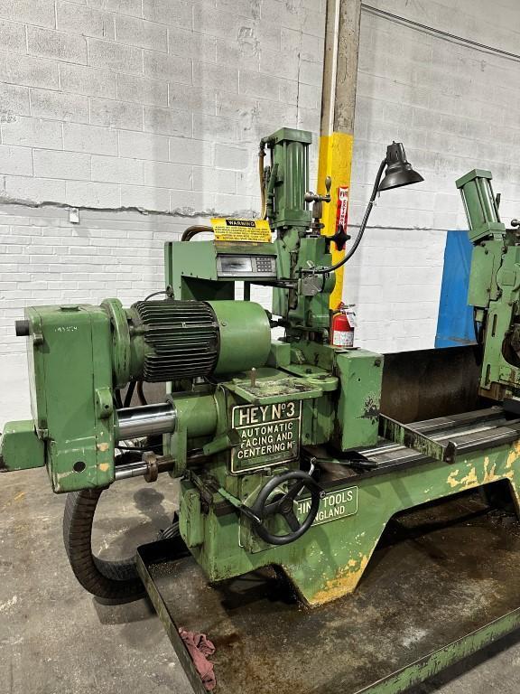6" x 54" Hey #3, CNC double end facing & centering machine, Allen Bradley SLC 5/04 CNC, 1996 - Image 7