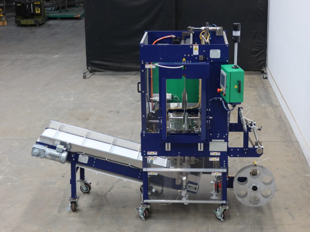 Rennco #301, semi-automatic, servo controlled, L-Bar sealer, control panel with AB PLC and touch screen HMI - Image 4