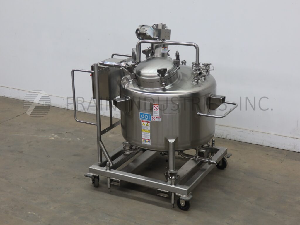 145 gallon DCI, 316 Stainless Steel, internal vacuum tank, 42" dia. x 35" deep with a 23" straight wall, 1 HP - Image 5