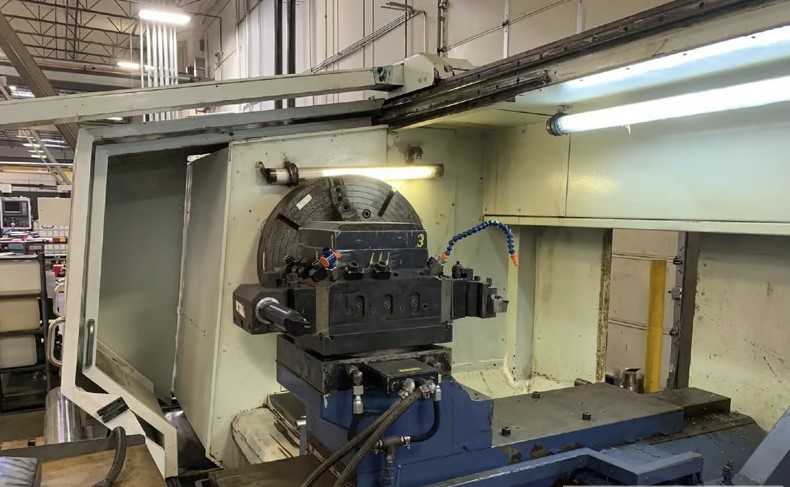 44" x 156" Dean Smith & Grace #4432Px156, CNC hollow spindle lathe, 31" chuck, 15" spindle hole, 50 HP, 1500 - Image 1
