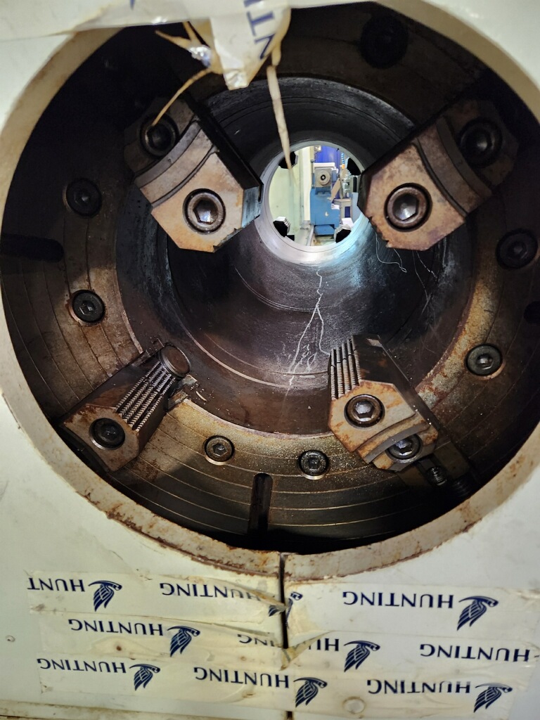 44" x 156" Dean Smith & Grace #4432Px156, CNC hollow spindle lathe, 31" chuck, 15" spindle hole, 50 HP, 1500 - Image 9