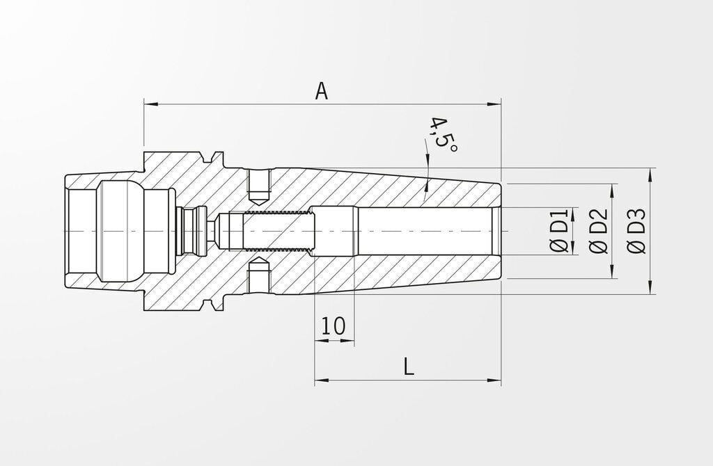 Parlec H40-25SF295 21726 1/4" Shrink Fit Chuck Set of 3 - Image 8