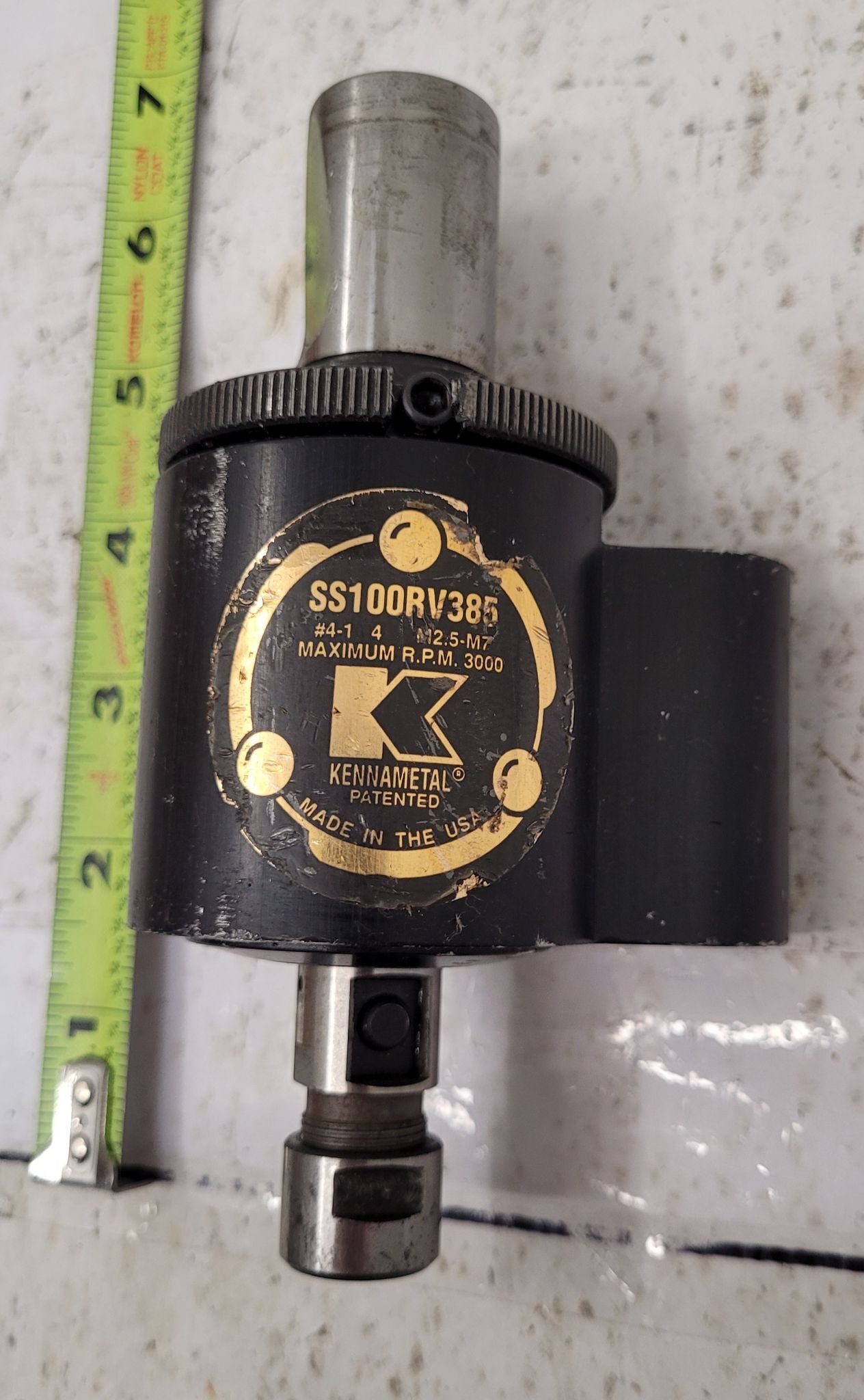 Kennametal #4-1/4 (M2.5-M7) Reverse Tapping Head Attachment w/ 1" Shank - Image 2