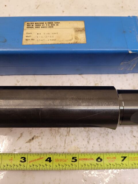 Allied Machine & Engineering #4 T-A SHT - 1-1/2"SS - 234T-1500 - Image 2