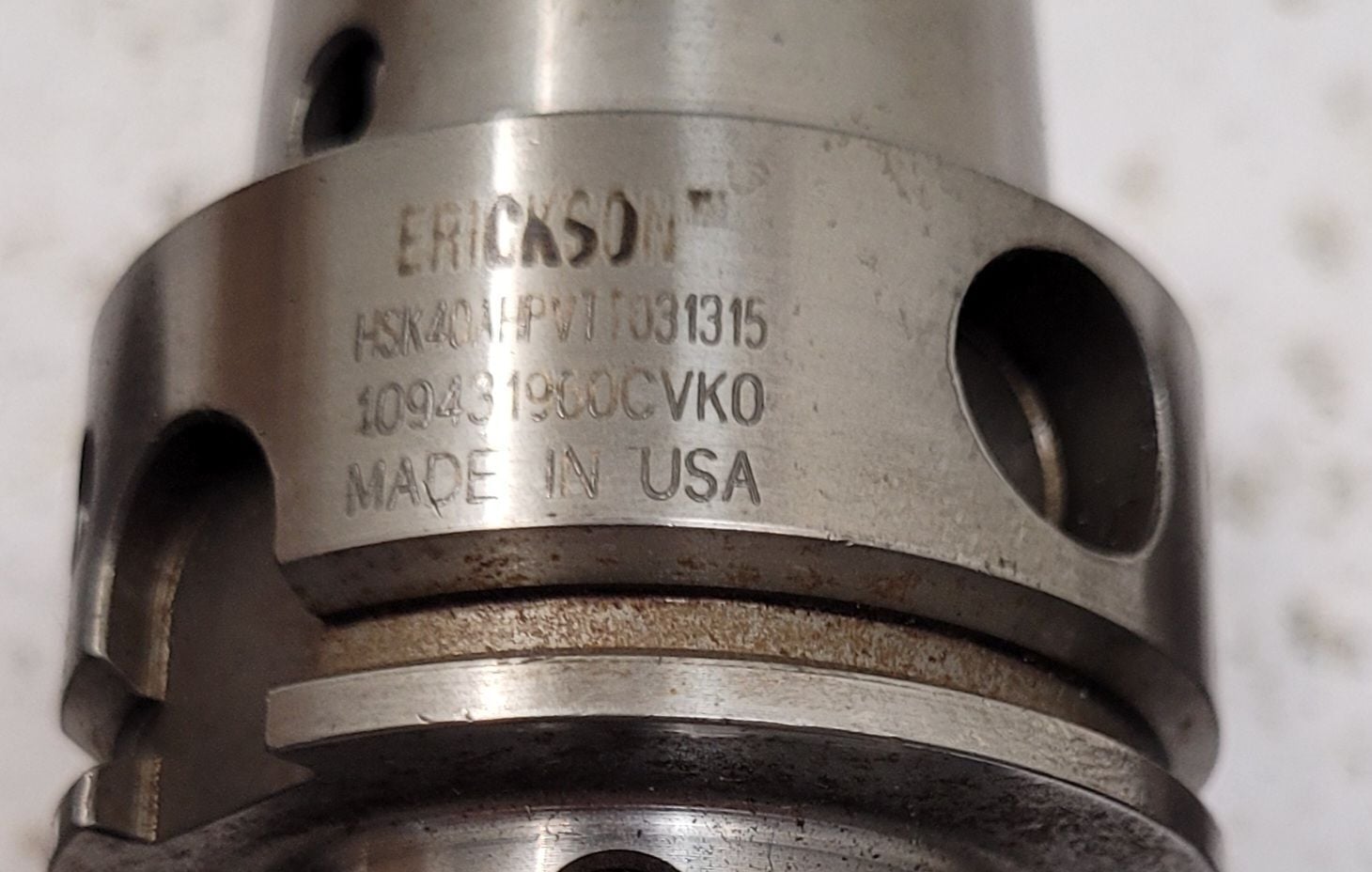 Erickson HSK40 HPVTT031315 Shrink Fit Chuck 8mm Set of 4 - Image 3
