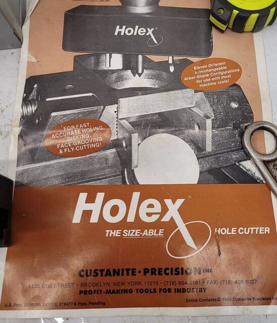 Holex Circle Cutter Tool, 1 to 12" Cutting Diam, 1-1/2" Cutting Depth - Image 5
