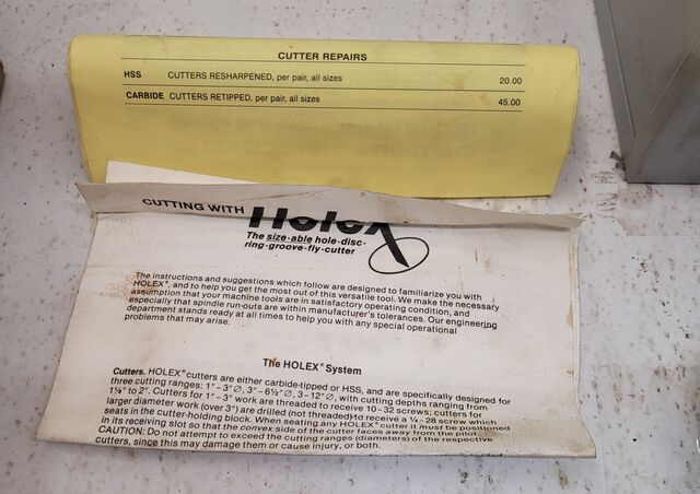 Holex Circle Cutter Tool, 1 to 12" Cutting Diam, 1-1/2" Cutting Depth - Image 6