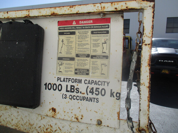 1000 lb. Simon Aerials #L2548-E, scissor lift, 25' lift height - Image 6