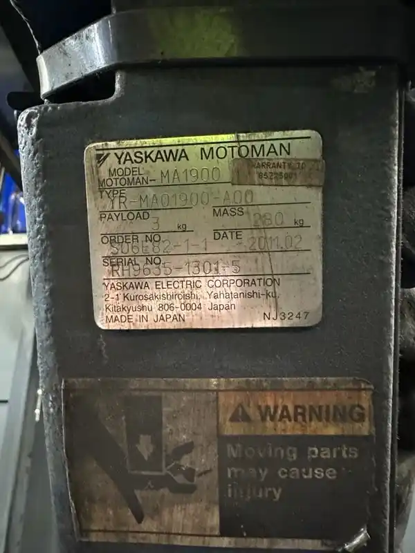 Miller & Motoman, robotic welding cell, Allen Bradley PLC, single pendant, 124" bed width - Image 8
