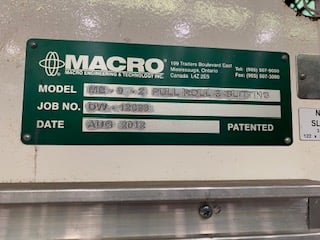 Macro Engineering #ME-0-2, 92" pull roll & slitting section with 5 Tidland Performance Series class II shear - Image 3