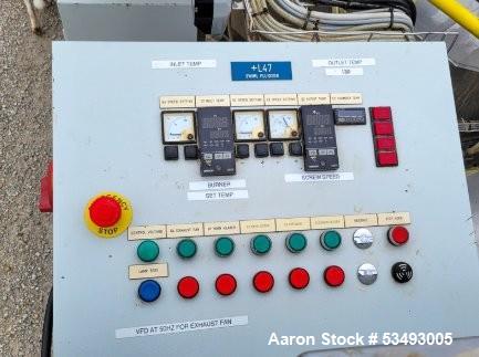 GEA Niro #Swirl-Fluidizer, Agitated Flash Dryer, 55 kg/hr Evaporation, Stainless Steel, Skid, NG/LP, 2009 - Image 7