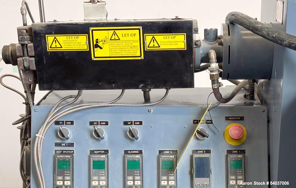 0.75" Killion #KL-075, Single Screw Extruder, 25:1 L/D, 12-120 RPM, wheels, w/ feeder, controls & - Image 4