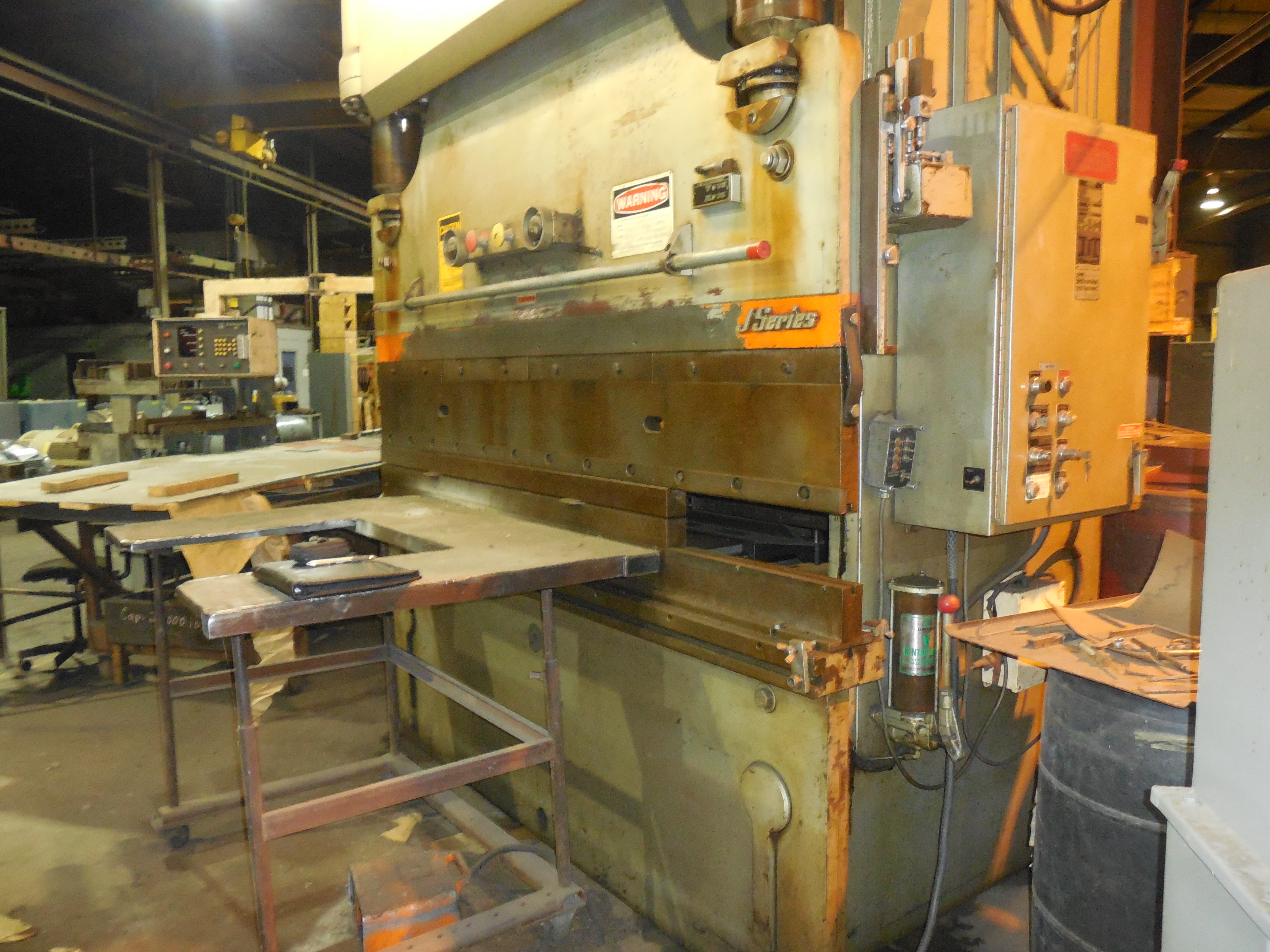 165 Ton, Pacific #J165-8, hydraulic press brake, Hurco IV, S/N 8471 - Image 3