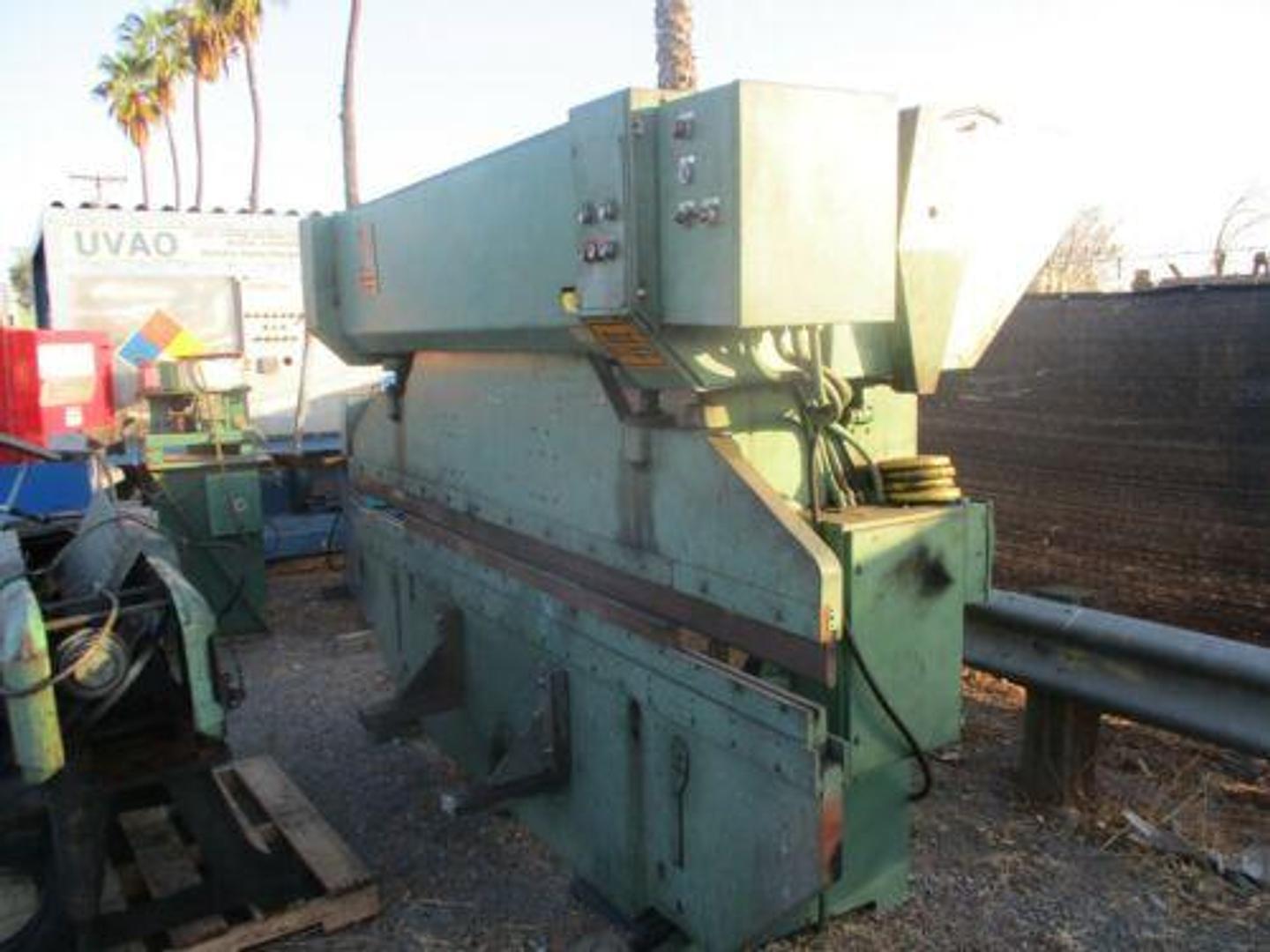 60 Ton, HJO, hydraulic press brake, 10' overall, motorized ram - Image 8