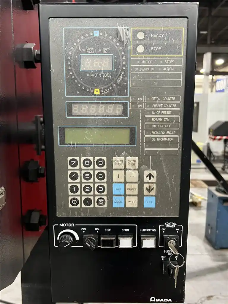 80 Ton, Amada #TPL80SI, single point, Link drive, gap frame press, 5.1" stroke, 17.9"Shut Height, 2000 - Image 9