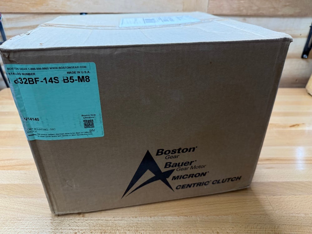 1.14 HP, Boston Gear #F832BF-14S-B5-M8, In-Line Helical Gear Drives - Image 5