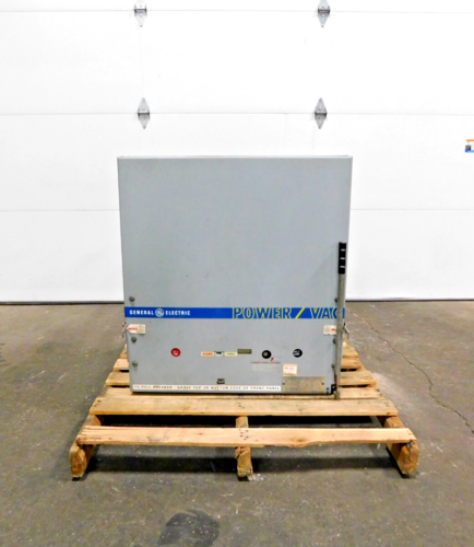 1200 Amps, General Electric, VB-4.16-250-1, Power Vac circuit breaker, 4.76 KV, 115 VAC - Image 1
