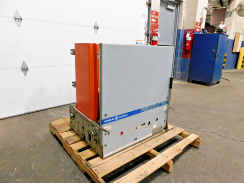 1200 Amps, General Electric, VB-4.16-250-1, Power Vac circuit breaker, 4.76 KV, 115 VAC - Image 3