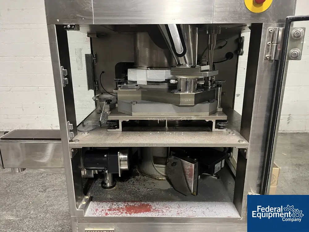 8 Ton, Kikusui #836KAWC, Tablet Press, 36 station, B type keyed, 16mm diameter x 16mm fill max, 216000 TPH - Image 7