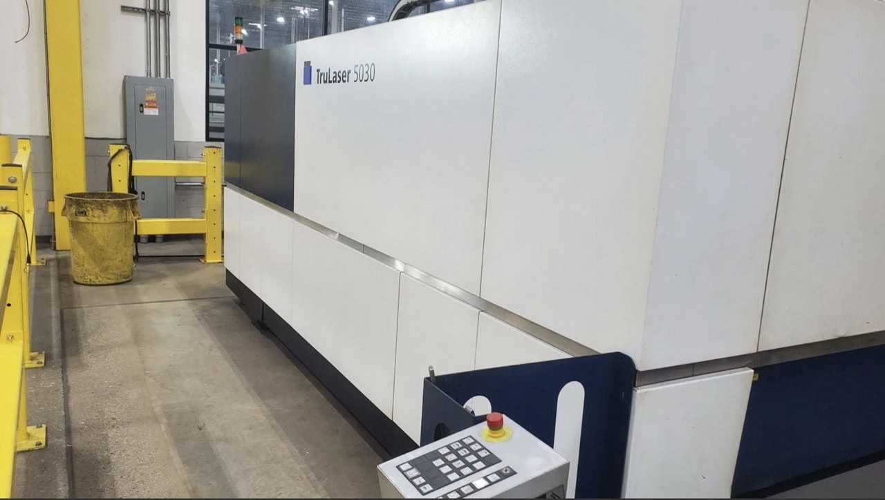 Trumpf #TruLaser-5030, fiber laser, 8000 watts, 5' x10'tbl., refurbished TruDisk 8001, 120" X, 60" Y, 4.5" Z - Image 3