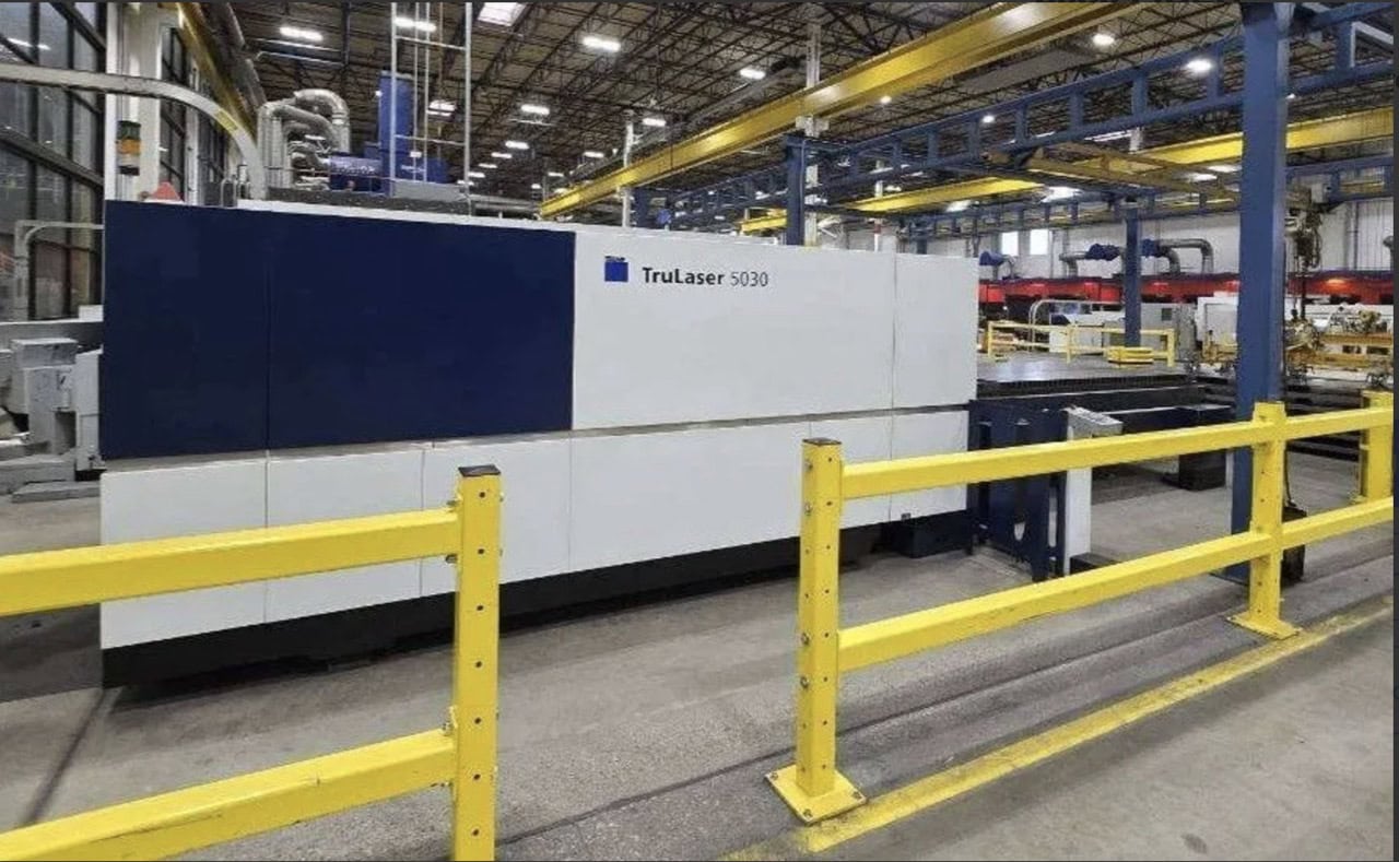 Trumpf #TruLaser-5030, fiber laser, 8000 watts, 5' x10'tbl., refurbished TruDisk 8001, 120" X, 60" Y, 4.5" Z - Image 5