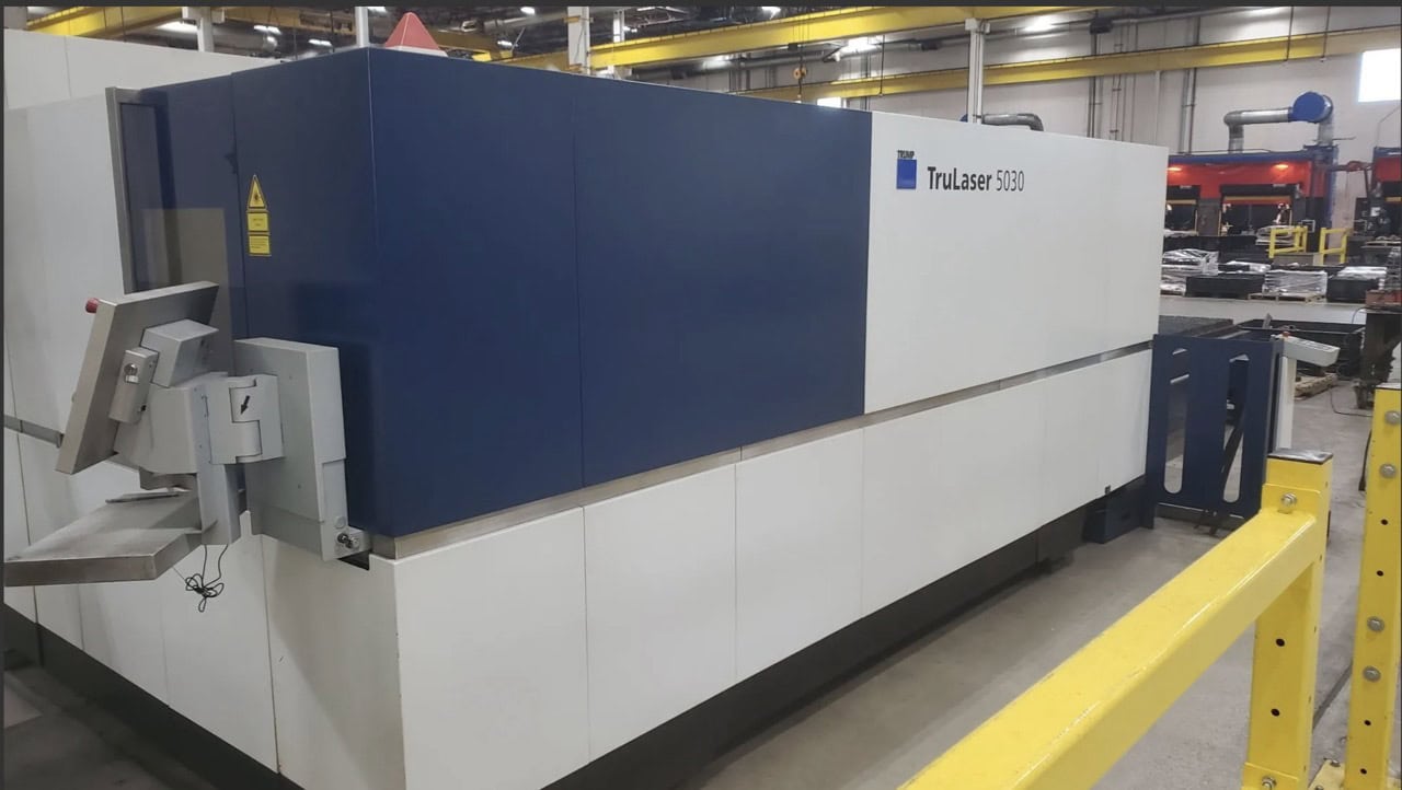 Trumpf #TruLaser-5030, fiber laser, 8000 watts, 5' x10'tbl., refurbished TruDisk 8001, 120" X, 60" Y, 4.5" Z - Image 7